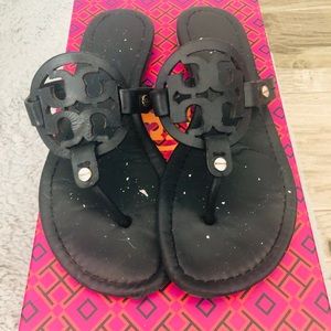 Tory Burch Black Miller Sandals